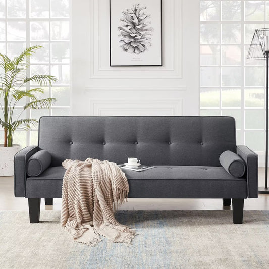 Fabric Sofa With Pillows